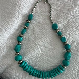 Turquoise and Silver Necklace